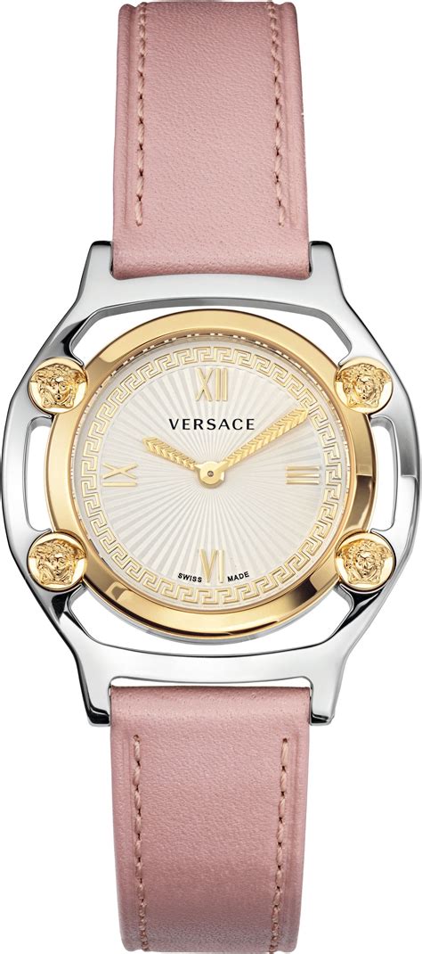 versace uhr damen gold silber|Luxus.